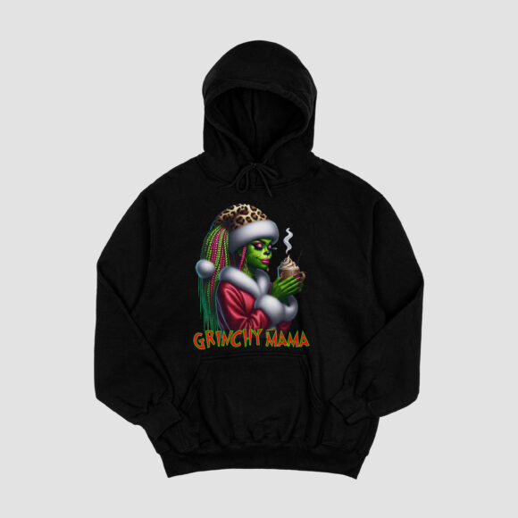 Grinch Mama Hoodies - Image 8