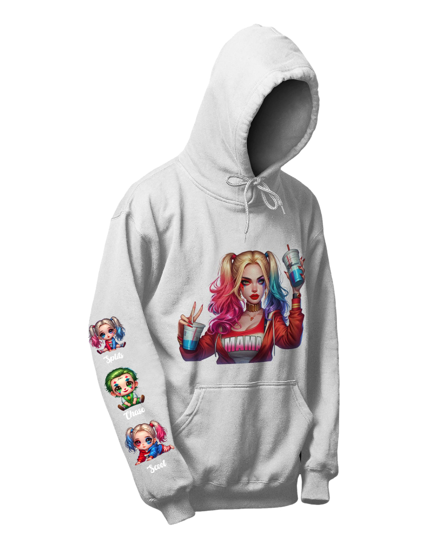 Harley Quinn - Mama and Kids Hoodie