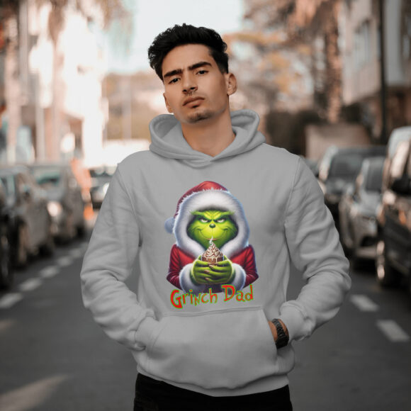 Grinch Papa Hoodies - Image 10