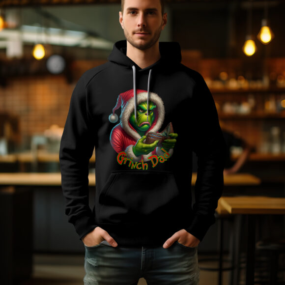 Grinch Papa Hoodies - Image 8