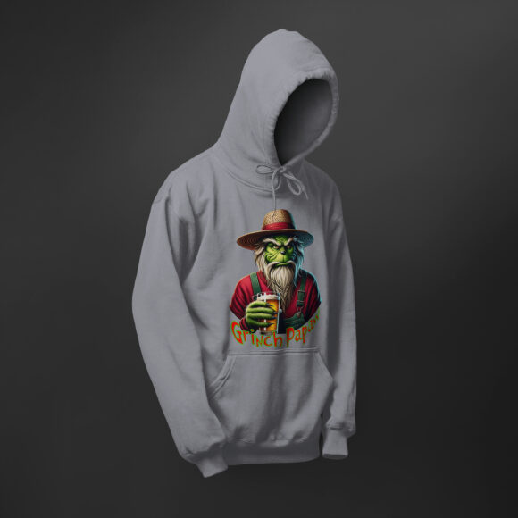 Grinch Papa Hoodies - Image 6